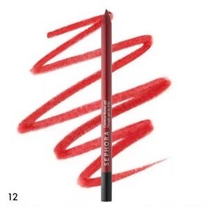 SEPHORA The Red 12 Retractable Rouge Gel Lip Liner Contour Classic Bold Feminine